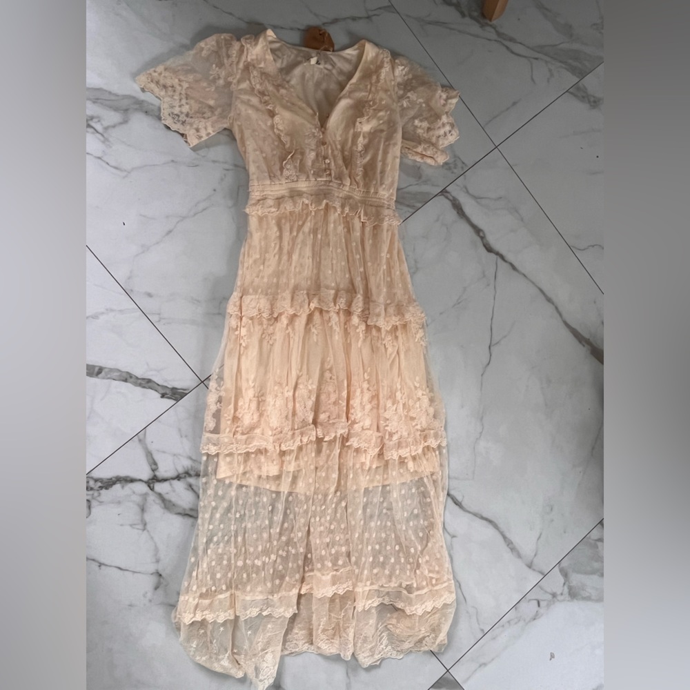 NWT Swiss dot maxi dress